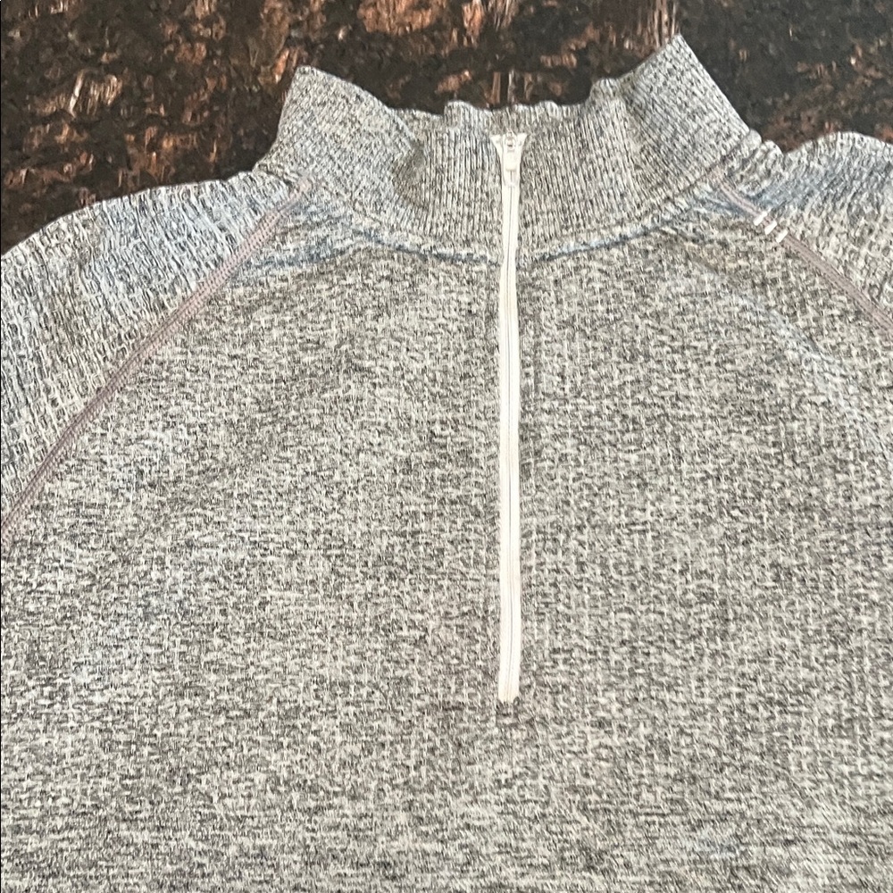 lululemon athletica Gray Quarter-Zip Sweatshirt